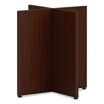 HON® Mod X-base For 42" Table Tops, Traditional Mahogany freeshipping - TVN Wholesale